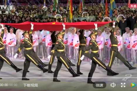 2019年武汉军运会开幕式，时隔多年再次唱出《歌唱祖国》第三段！