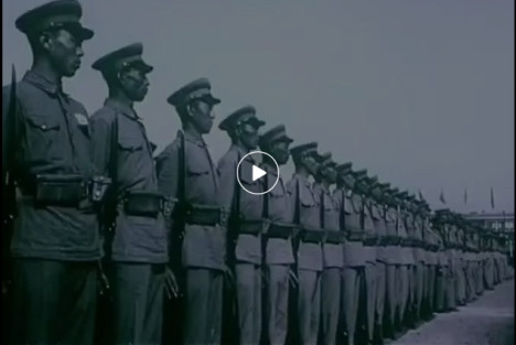 珍贵影像：1950年国庆大阅兵！