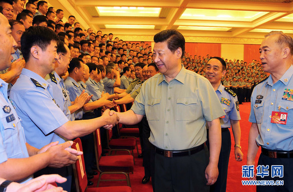 习近平：坚持从严治党切实抓好空军党的建设