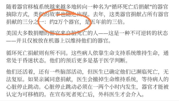《纽约时报》不小心揭了美国强制“捐献”人体器官的盖子
