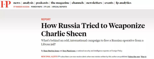 幽默：西方媒体用红警式宣传给俄罗斯泼脏水
