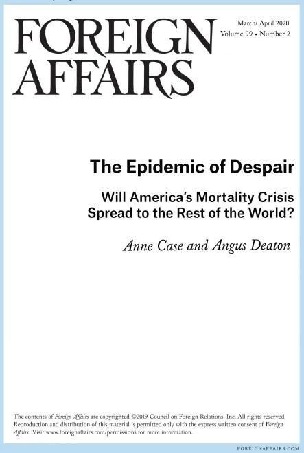 诺奖得主重磅发声：美国人民正死于合法化的毒品