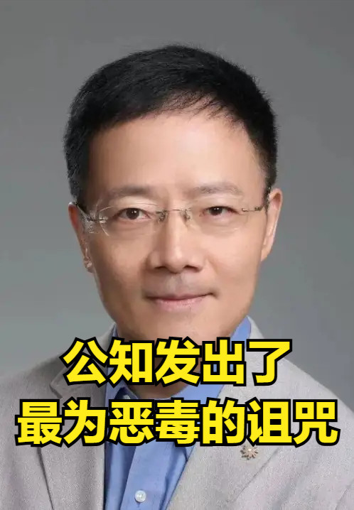 公知发出了最为恶毒的诅咒