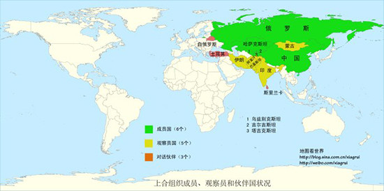 从6个数字看上海合作组织