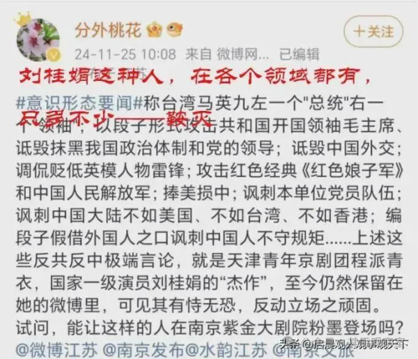 不能仅仅取消她的演出，还应该追究她的法律责任